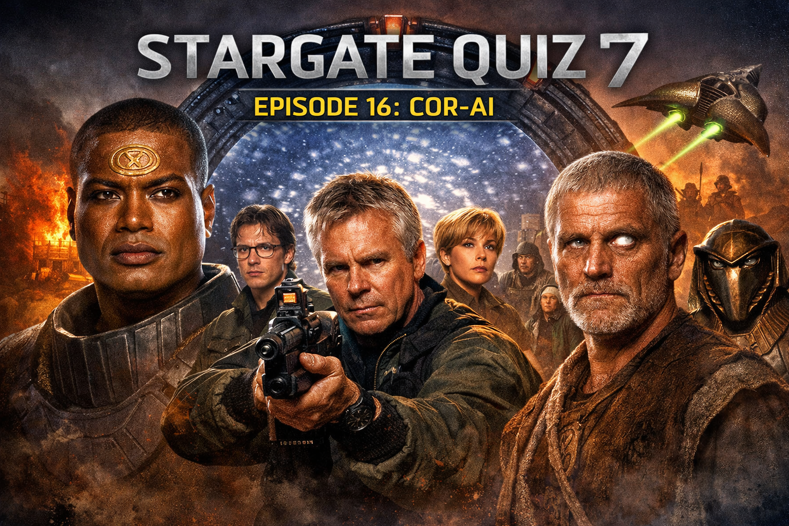 Justice, Guilt, and the Ghost of the First Prime In the Season 1 episode “Cor-Ai,” Stargate SG-1 moves away from high-concept science fiction and dives deep into a heavy, character-driven courtroom drama. When the team travels to the planet Cartago, they expect a routine mission of exploration. Instead, they are met with a nightmare from Teal’c’s past.