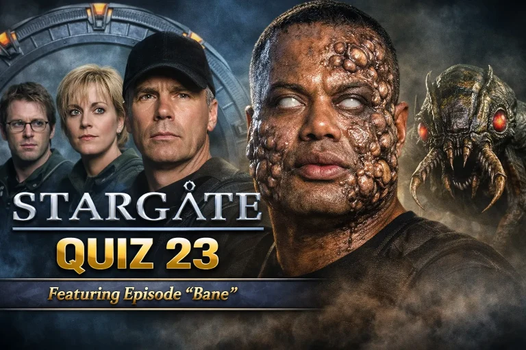 Test your knowledge of Stargate SG‑1 Season 2, Episode 10 “Bane.” Challenge yourself with questions about Teal’c’s transformation, the NID’s motives, and Ally’s friendship. Perfect for fans who love sci‑fi tension and character‑driven drama.