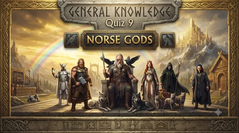 Dive into the legends of Odin, Thor, Loki, Freyja, Hel, and the mighty Fenrir in this Norse Gods quiz. Test your mythological knowledge across ten focused questions exploring gods, realms, creatures, and ancient lore. Perfect for fans of Viking mythology and general knowledge challenges.