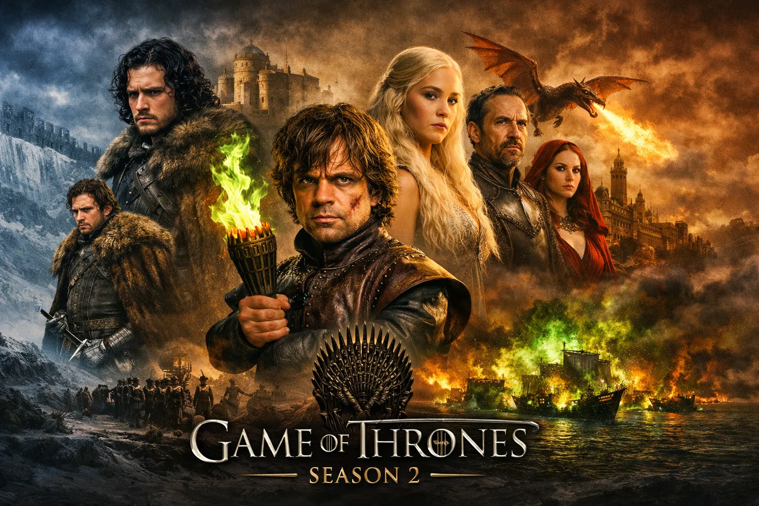 Test your knowledge of Game of Thrones Season 2 with 15 challenging multiple‑choice questions. Relive the Battle of Blackwater and the rise of the King in the North.